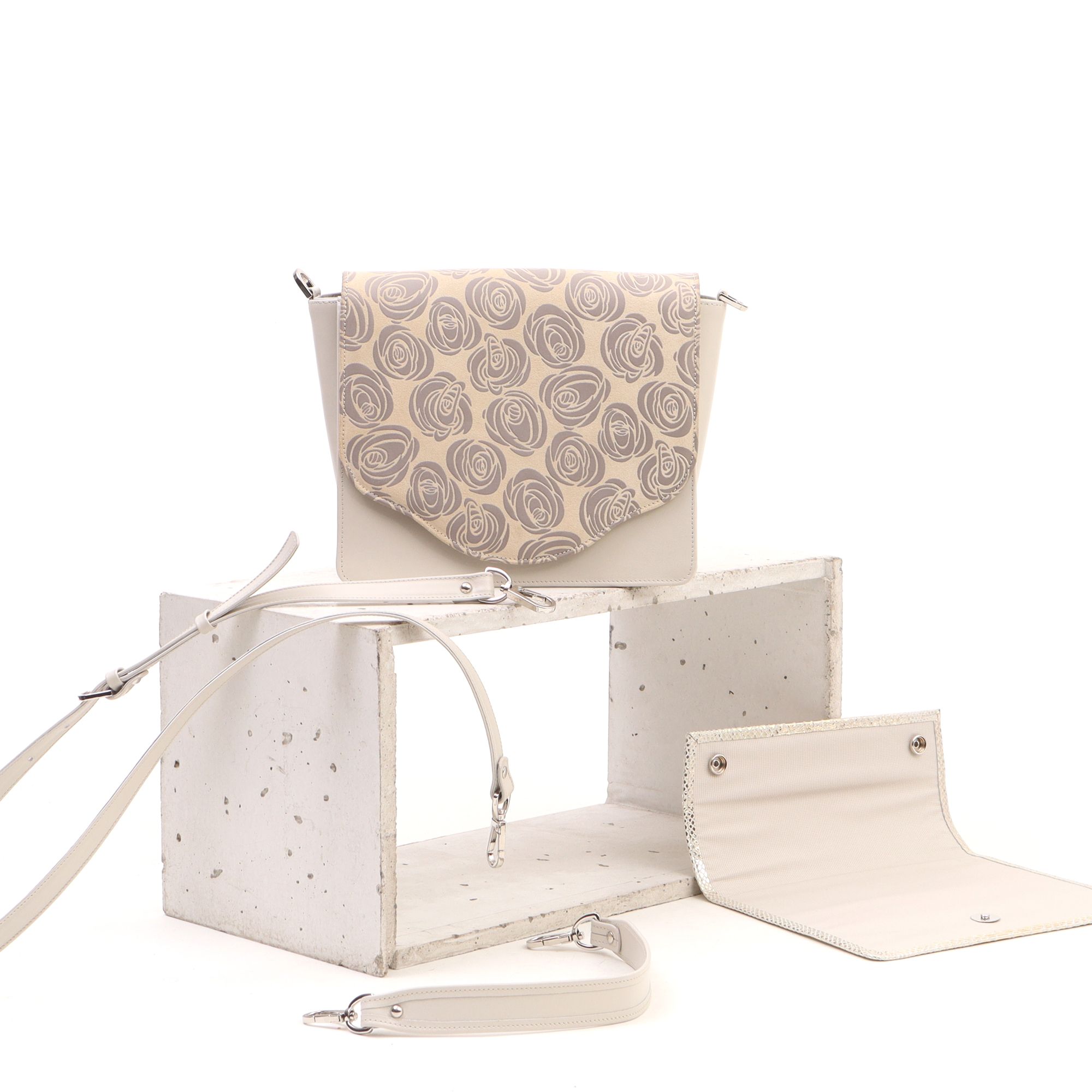 2065 2FVK - CSEREFEDELES TÁSKA - KÉZIFOGÓS, 2 FEDÉLLEL